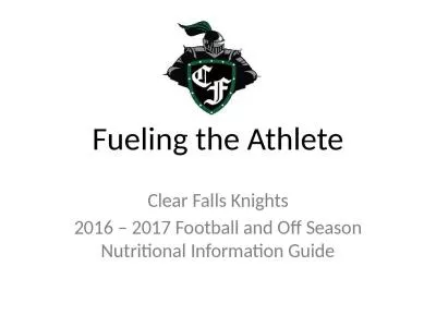 Fueling the Athlete Clear Falls Knights