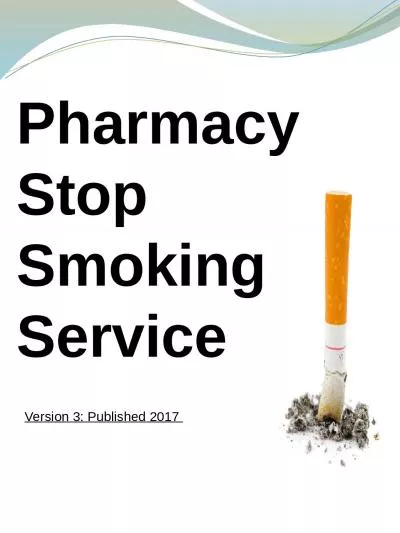 Pharmacy  Stop Smoking  Service