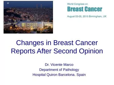 Changes in Breast Cancer Reports After Second Opinion