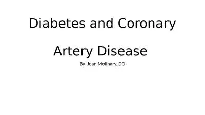 Diabetes and  Coronary  Artery