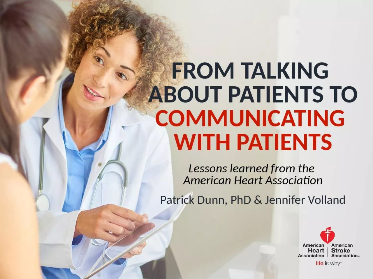 PPT-FROM TALKING ABOUT PATIENTS TO