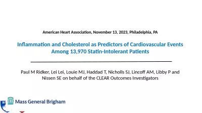 American Heart Association, November 13, 2023, Philadelphia, PA