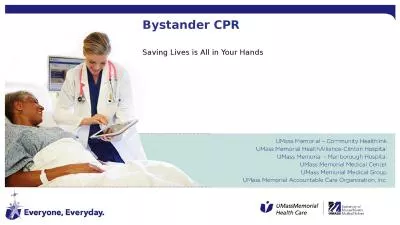 Bystander CPR Saving Lives is All in Your Hands