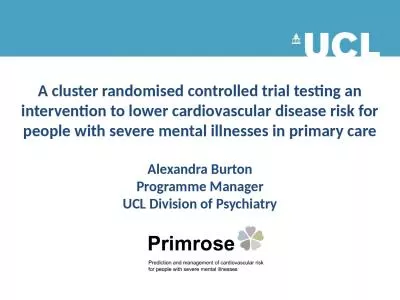 A  cluster randomised controlled trial