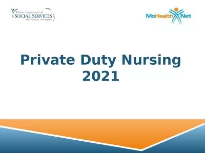 Private Duty Nursing 2021