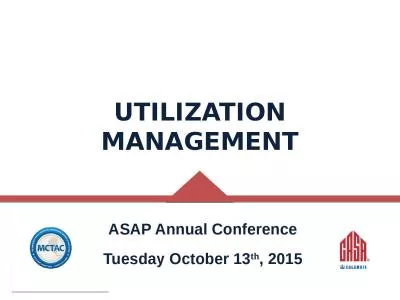 ASAP Annual Conference Tuesday October 13
