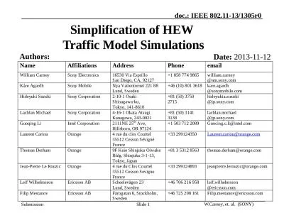 Slide  1 Simplification of HEW