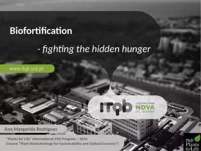 Biofortification