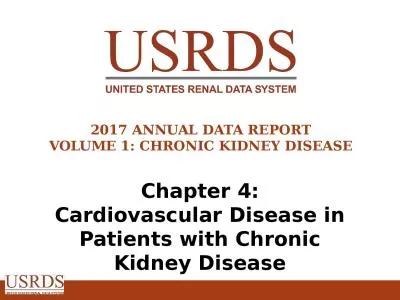 Chapter 4: Cardiovascular Disease in Patients with Chronic Kidney Disease