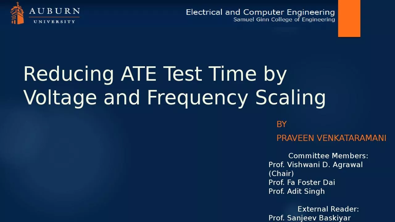 PPT-Reducing ATE Test Time by Voltage