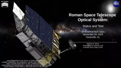 Status and Test Roman Space Telescope