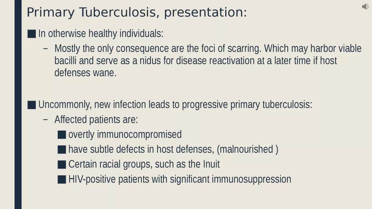 PPT-In otherwise healthy individuals: