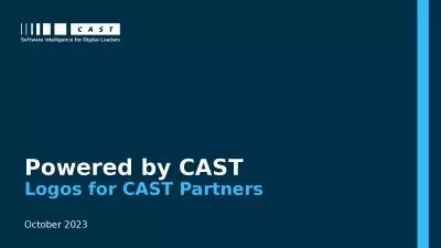 Powered by CAST Logos for CAST Partners
