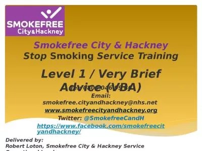 Smokefree City & Hackney