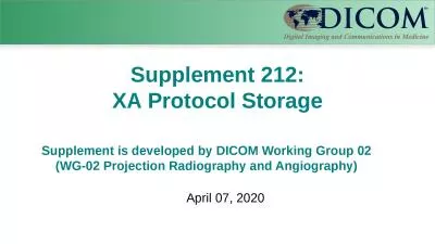 Supplement 212: XA Protocol Storage