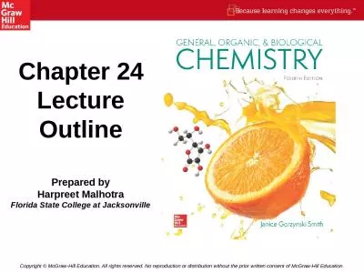 Chapter 24 Lecture Outline