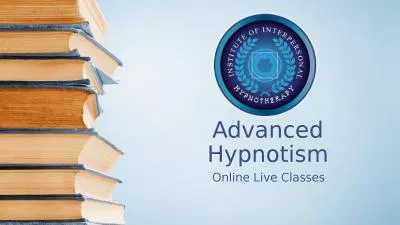 Advanced Hypnotism Online Live Classes