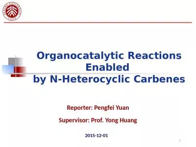 1 Organocatalytic  Reactions Enabled