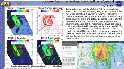 Typhoon  Lekima   makes Landfall on Coastal China