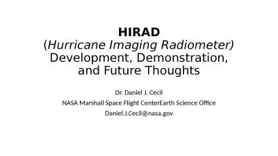 HIRAD ( Hurricane Imaging Radiometer)