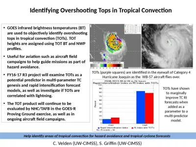 Identifying Overshooting Tops in Tropical Convection