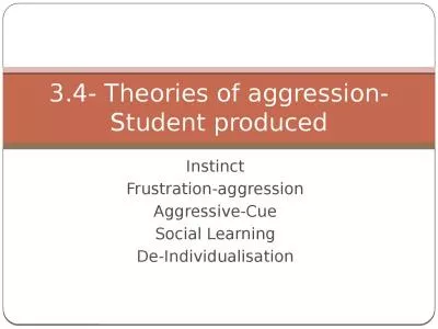 Instinct Frustration-aggression