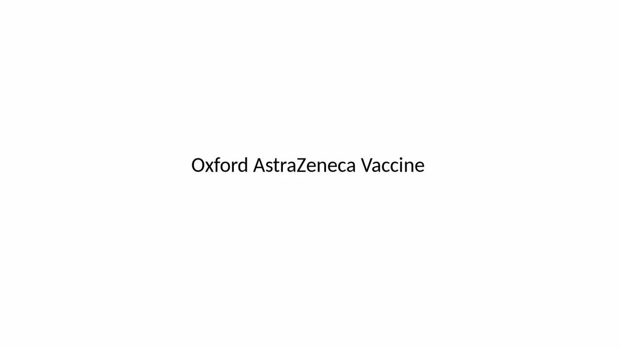 PPT-Oxford AstraZeneca Vaccine