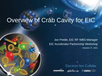 Overview of Crab Cavity for EIC