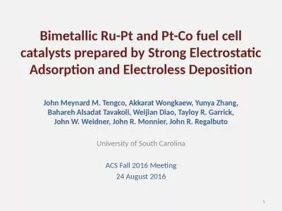 Bimetallic Ru-Pt and Pt-Co fuel cell catalysts prepared by Strong Electrostatic Adsorption and Elec