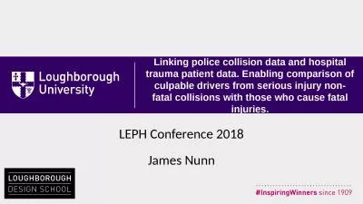 Linking police collision data and hospital trauma patient data. Enabling comparison of