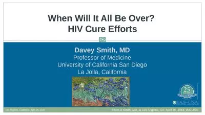 Davey Smith, MD Professor of Medicine