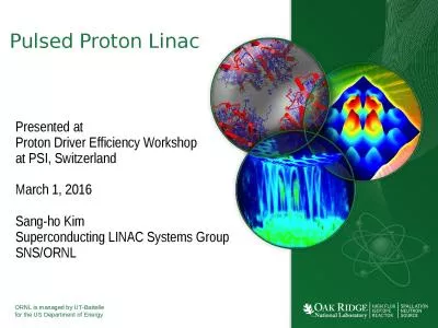 Pulsed Proton  Linac Presented at