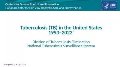 Tuberculosis (TB) in the United States