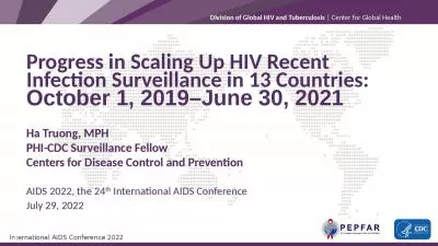 Progress in Scaling Up HIV Recent Infection Surveillance in 13 Countries: