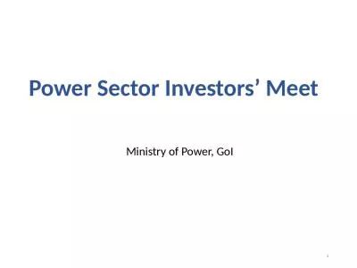 Power Sector Investors’ Meet