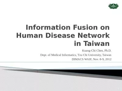 Information Fusion on Human Disease Network in Taiwan