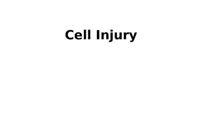 Cell  Injury Overview   of