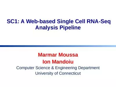 SC1: A Web-based Single Cell RNA-