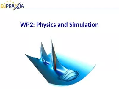 WP2: Physics and Simulation
