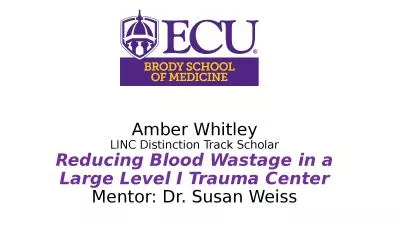 Amber Whitley LINC Distinction Track Scholar