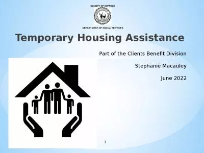 1 Temporary   Housing Assistance