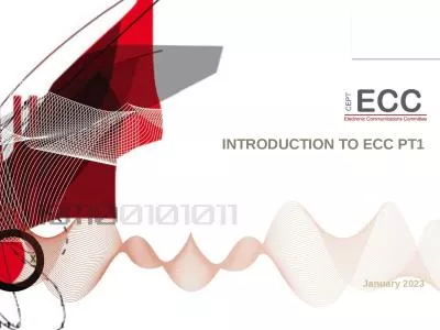 Introduction to ECC PT1 January 2023