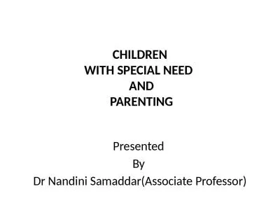 CHILDREN  WITH SPECIAL NEED