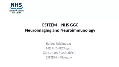 ESTEEM – NHS GGC Neuroimaging and