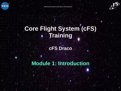 Core Flight System (cFS)