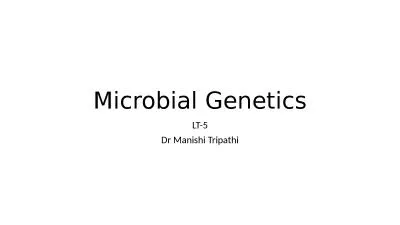 Microbial  Genetics LT-5