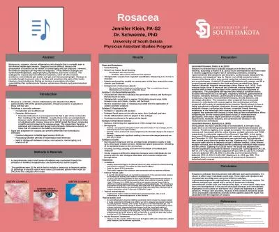 Rosacea Jennifer Klein, PA-S2