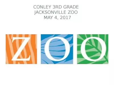 Conley 3rd Grade  Jacksonville zoo