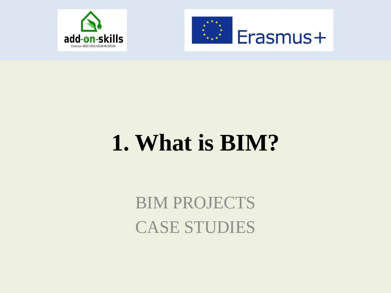 1. What   is  BIM? BIM PROJECTS