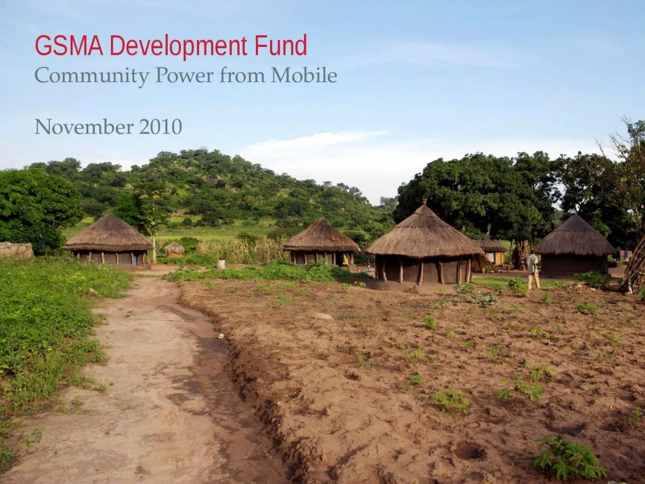 PPT-GSMA Development Fund Community Power from Mobile